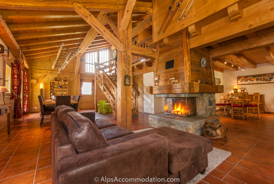 La Grange Samoëns - Spectacular living area