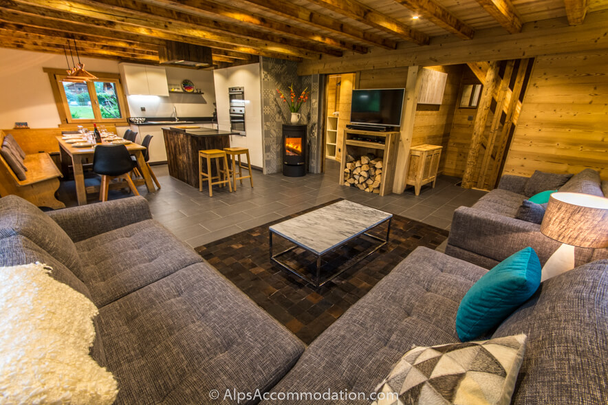 Chalet Toubkal Samoëns salon