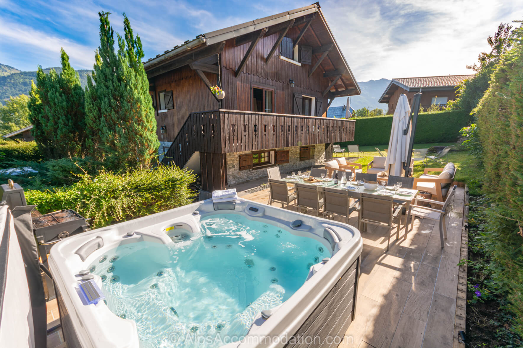 Chalet Étoile Morillon - Superbe chalet indépendant avec jacuzzi et jardin privé